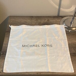 Michael Kors White Dust Bag with Drawstring